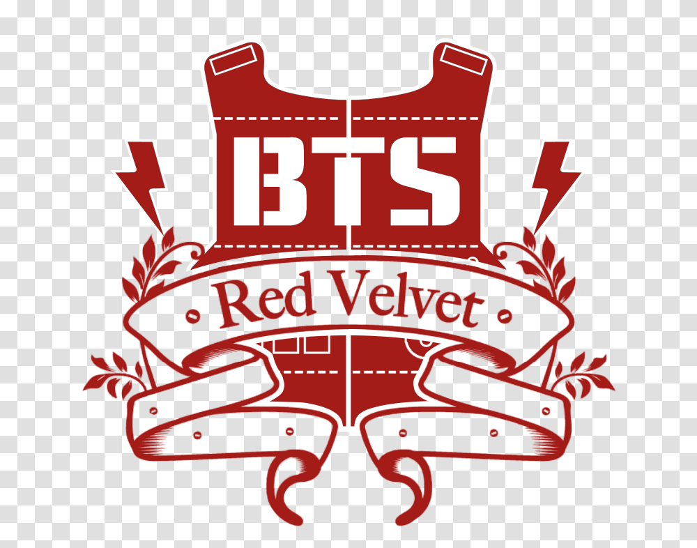 Bangtan Red Velvet Logo, Text, Clothing, Symbol, Poster Transparent Png