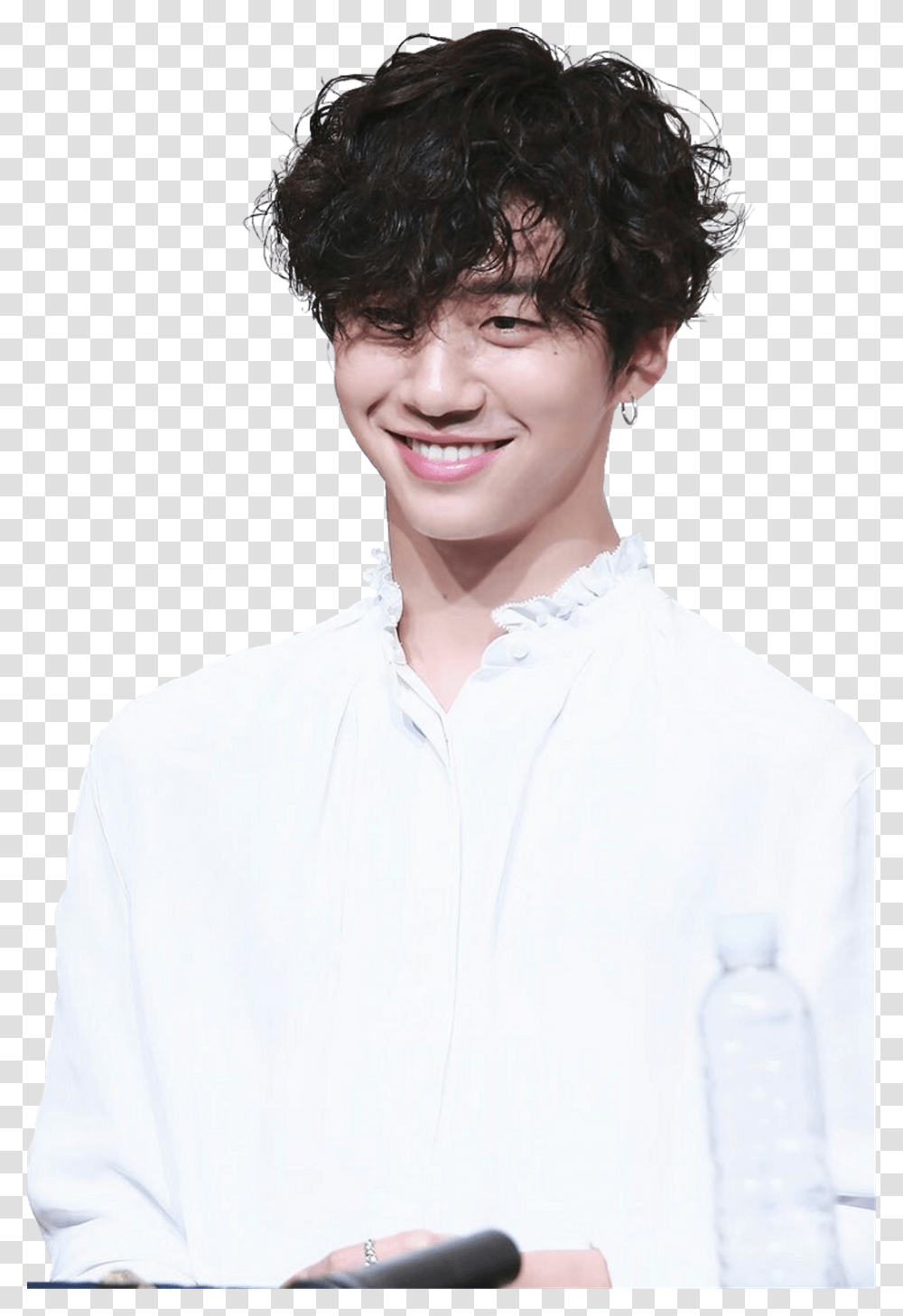 Bangyongguk B A P Yongguk Bang Yongguk Smile, Person, Face, Sleeve Transparent Png