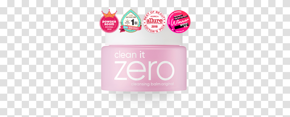 Banila Co Clean It Zero Pink 100ml Allure, Label, Text, Cosmetics, Clothing Transparent Png