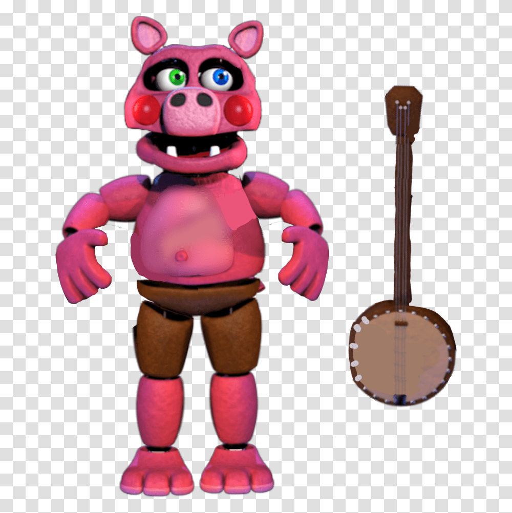 Banjo Clipart Fnaf Pigpatch Full Body, Toy, Robot, Leisure Activities, Figurine Transparent Png