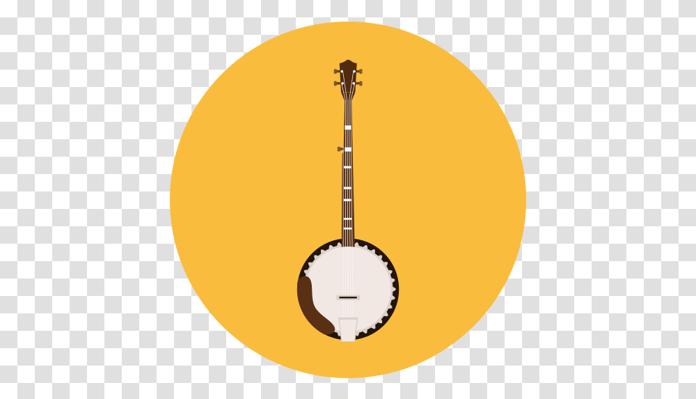 Banjo Icon Circle, Leisure Activities, Musical Instrument, Lute, Lamp Transparent Png