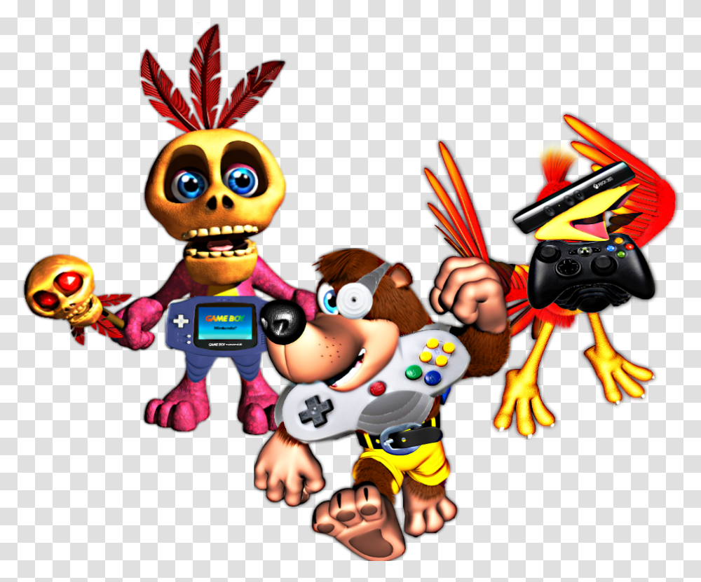 Banjo Kazooie By Dressing The Cast Up In The Consoles Banjo Kazooie, Toy, Robot, Graphics, Art Transparent Png