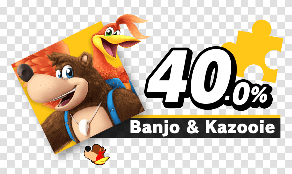 Banjo Kazooie Smash Ultimate Banjo Kazooie, Angry Birds, Number Transparent Png
