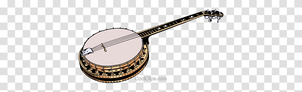 Banjo Royalty Free Vector Clip Art Illustration, Leisure Activities, Musical Instrument, Construction Crane Transparent Png