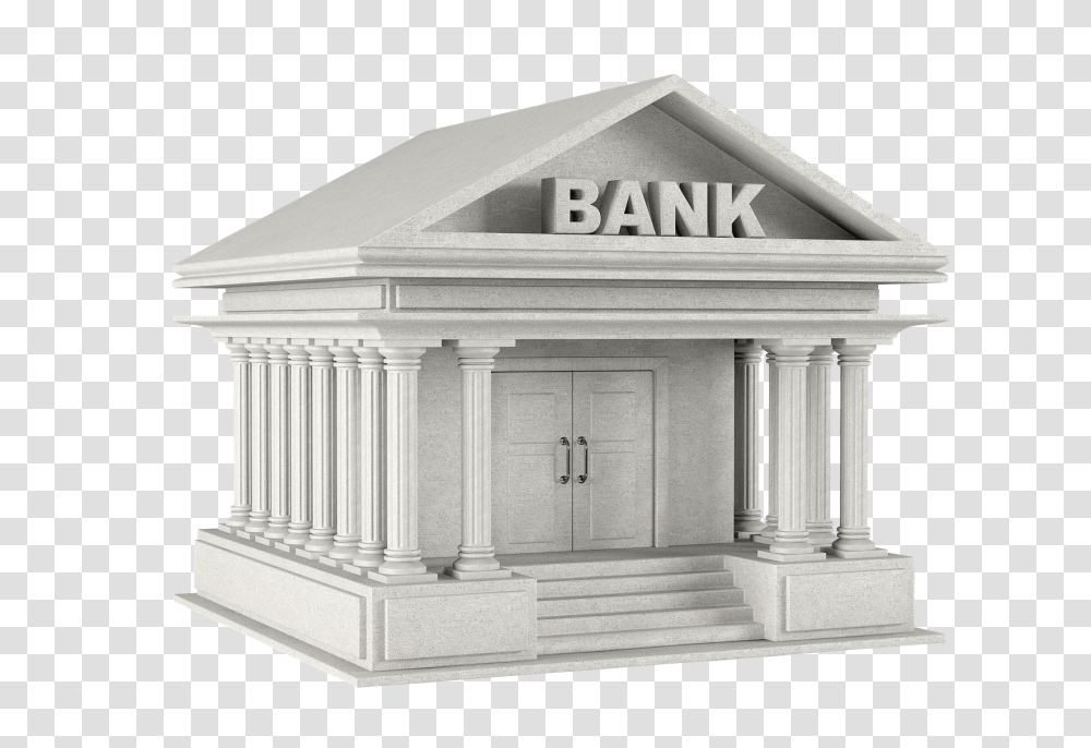Bank, Architecture, Building, Pillar, Temple Transparent Png