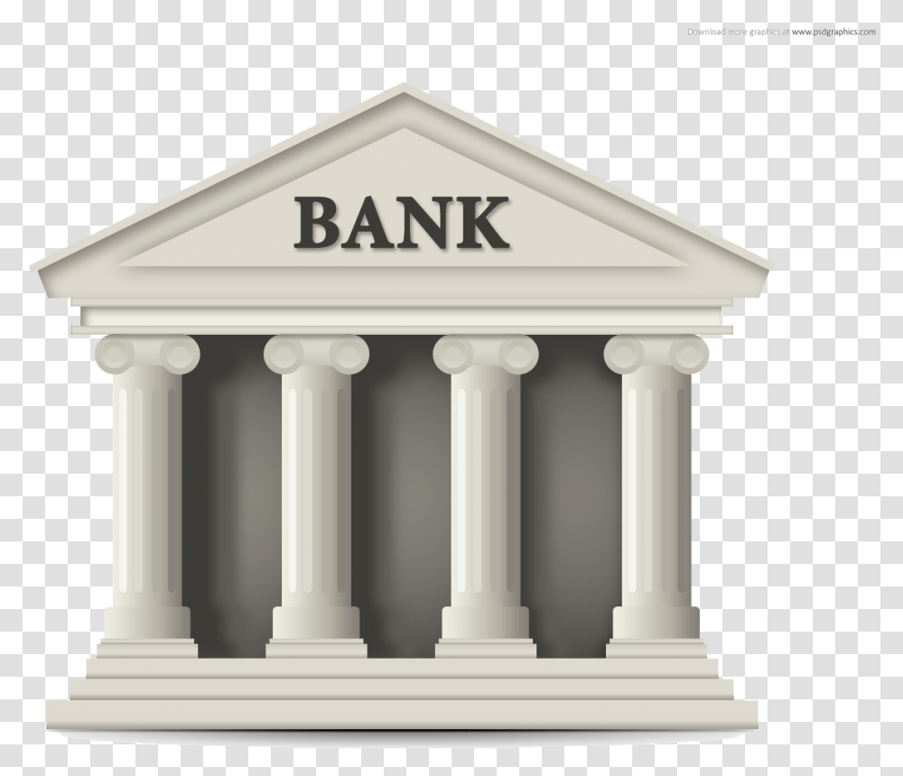 Bank Background, Architecture, Building, Pillar, Column Transparent Png