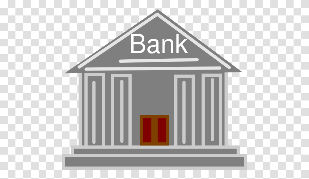 Bank Branch Kid Image Clipart Bank Clipart, Housing, Building, Gate, Postal Office Transparent Png