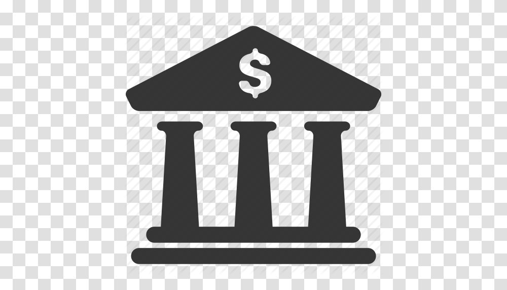 Bank Business Economy Investment Money Savings Icon, Lighting, Label, Architecture Transparent Png