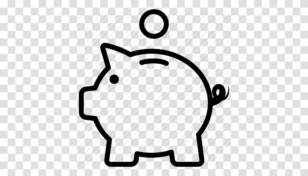 Bank Coin Deposit Fund Piggy Piggybank Savings Icon, Pot, Pottery, Kettle, Teapot Transparent Png