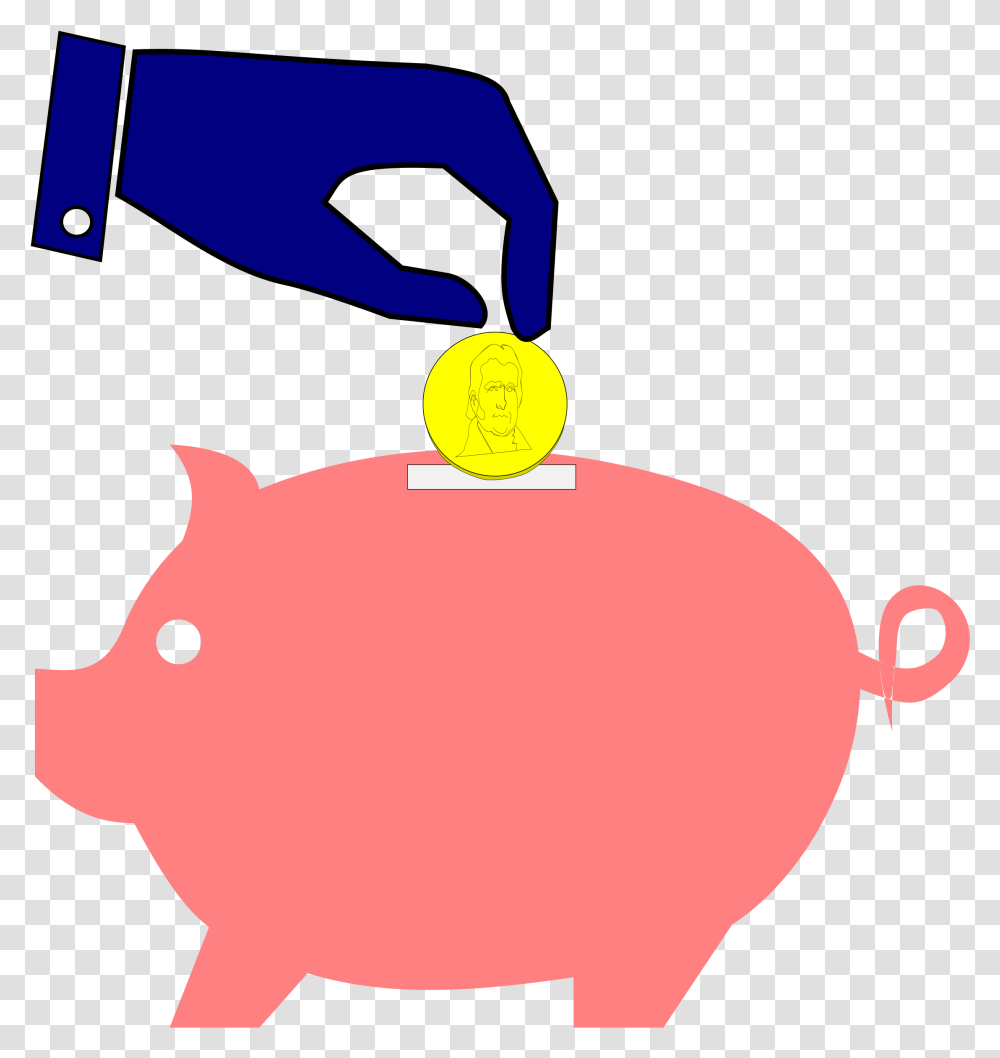 Bank Coin Money Pig Piggy Savings Piggy Bank Coin Clipart Transparent Png