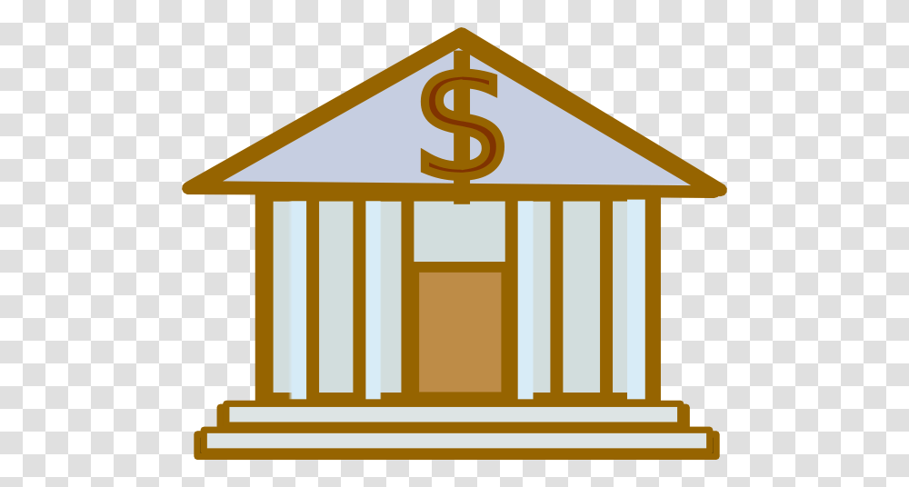 Bank Dollar Brown Clip Art, Gate, Railing, Porch, Handrail Transparent Png