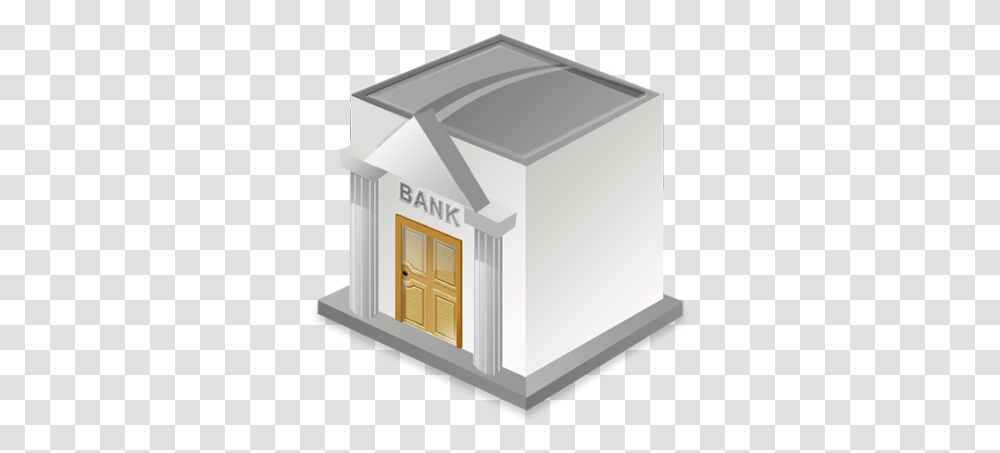 Bank Icon Uses Of Computer At Bank, Mailbox, Building, Den, Tabletop Transparent Png