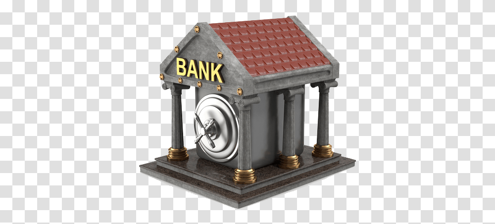 Bank Image Bank Cartoon Image, Mailbox, Letterbox, Building, Architecture Transparent Png