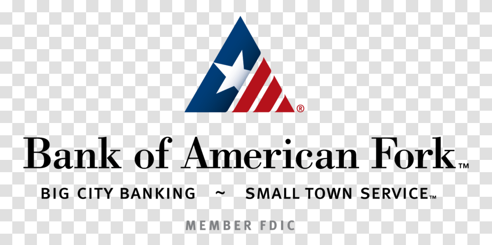 Bank Of America Bank Of American Fork, Triangle, Flag Transparent Png