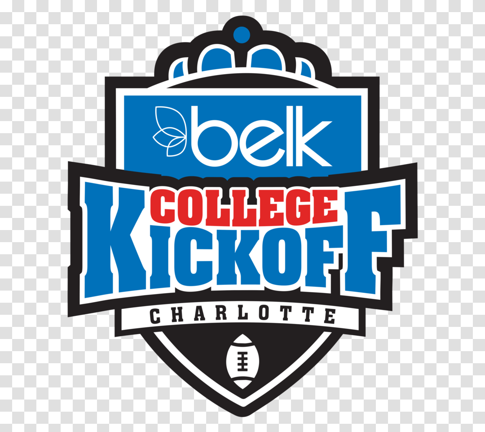 Bank Of America Stadium Belk Bowl South Carolina Gamecocks 2018 Belk College Kickoff, Label, Advertisement, Poster Transparent Png