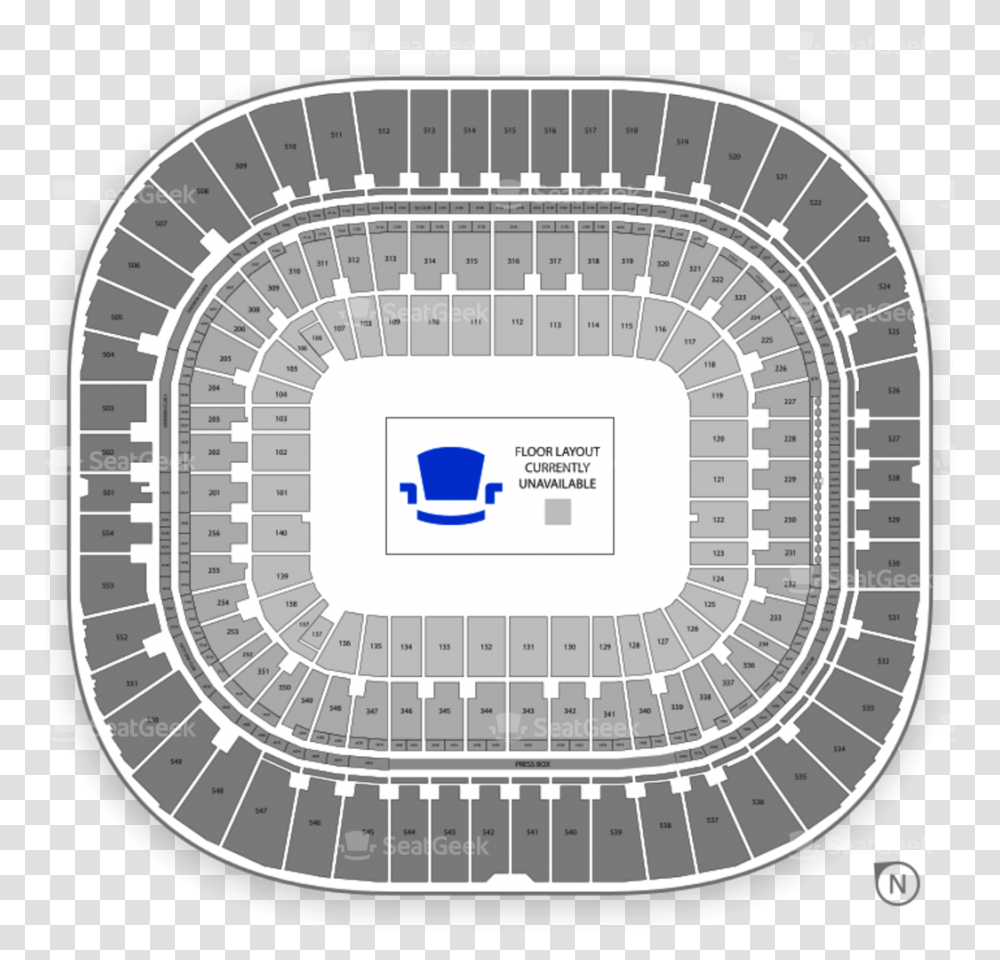 Bank Of America Stadium Section 536 Row, Building, Arena, Clock Tower, Architecture Transparent Png