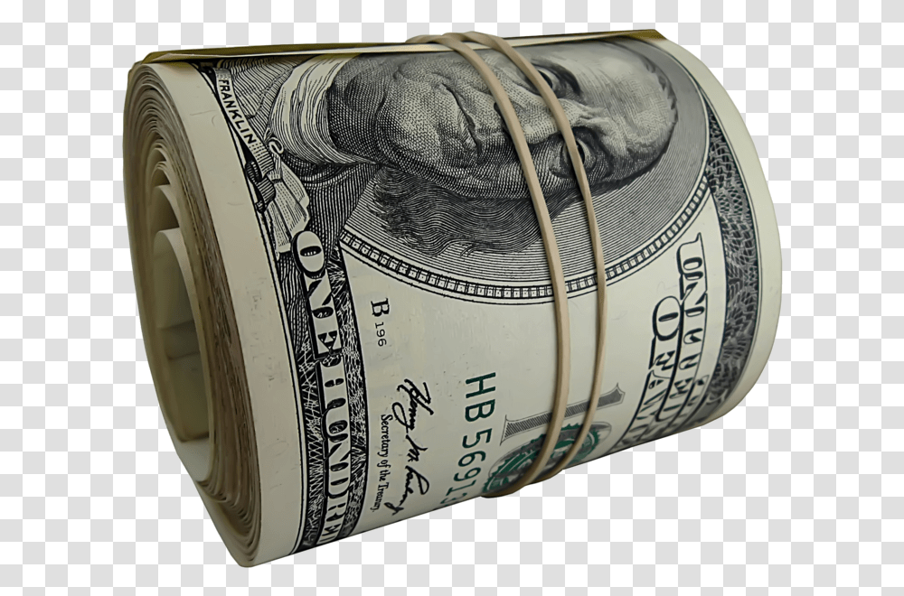 Bank Roll, Money, Dollar Transparent Png
