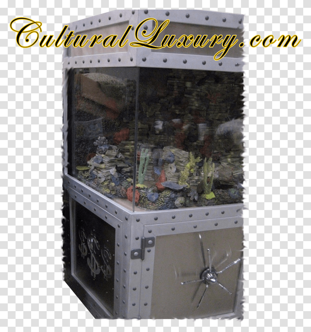 Bank Vault Aquarium, Sphere, Arcade Game Machine, Box, Cabinet Transparent Png