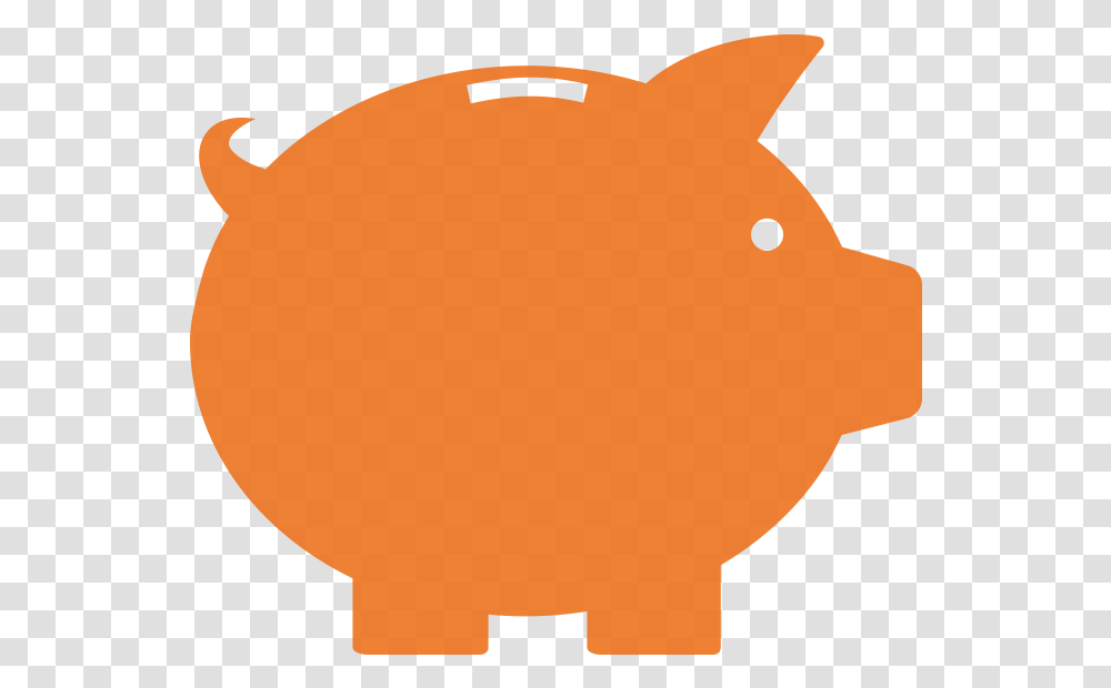 Bank Vault Getting Started Piggy Bank Clipart Orange Clip Art,  Transparent Png