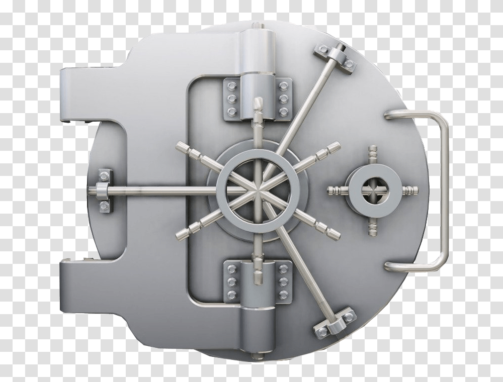 Bank Vault, Tool, Analog Clock, Machine, Wall Clock Transparent Png