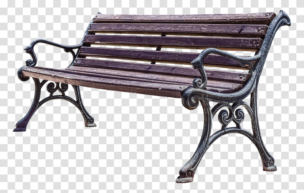Bank Wooden Bench Rest Bench Seat Click, Furniture, Park Bench Transparent Png