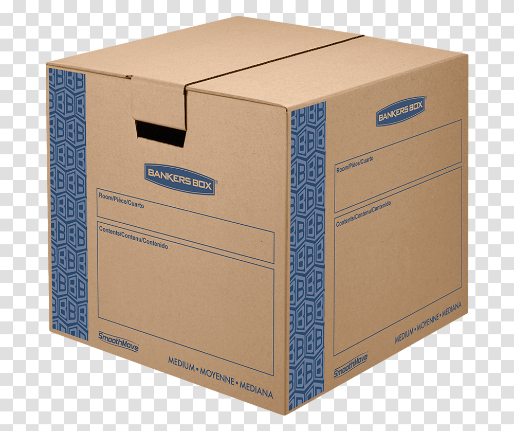 Bankers Box Smoothmove Moving Amp Storage Cardboard Boxes Walmart Canada, Package Delivery, Carton Transparent Png