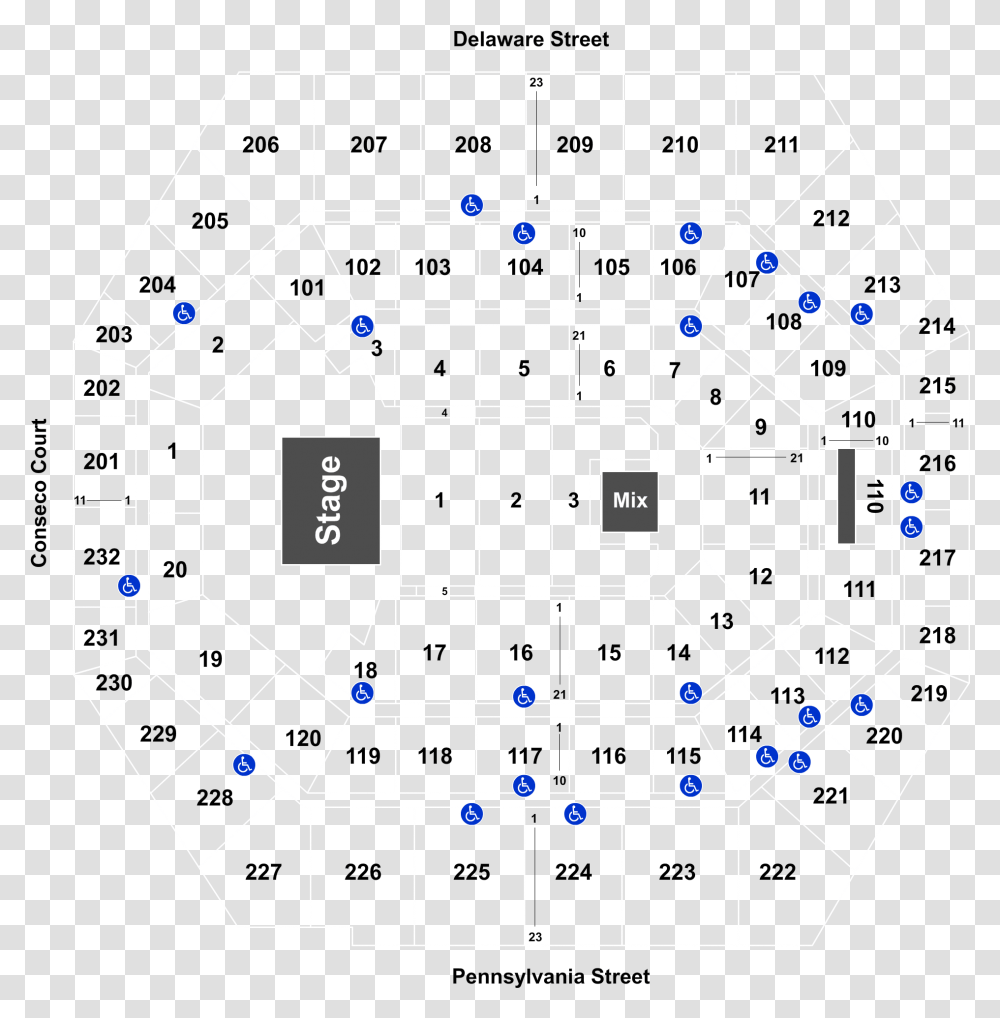 Bankers Life Fieldhouse, Floor Plan, Diagram, Plot, Chess Transparent Png