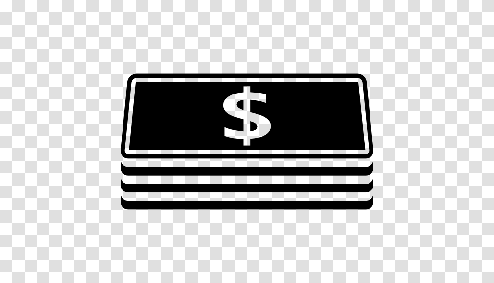 Banknotes Money Business Banking Bills Bank Money Currency Icon, Label, Stencil Transparent Png