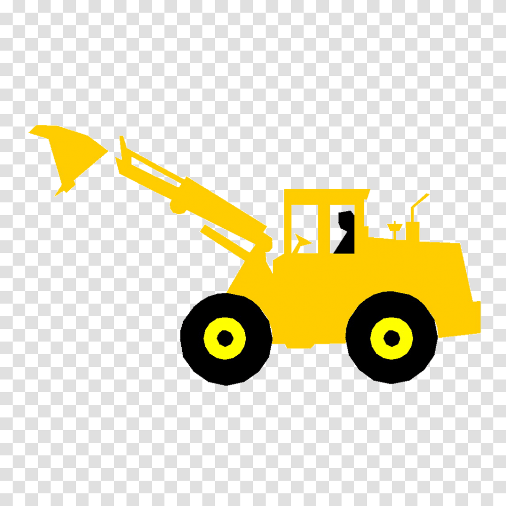 Banksman Cartoon Excavator Clip Art, Tractor, Vehicle, Transportation, Bulldozer Transparent Png