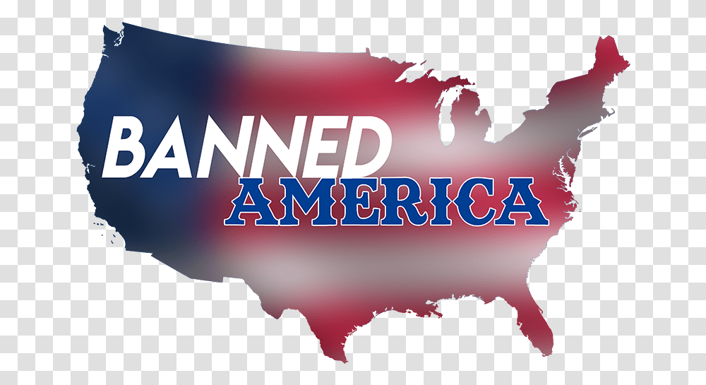 Banned America 2016 Election Map Purple, Advertisement, Poster, Flyer, Paper Transparent Png
