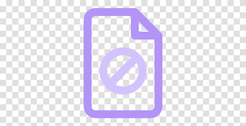 Banned File Icon Of Line Style Available In Svg Eps Vertical, Number, Symbol, Text, Sign Transparent Png