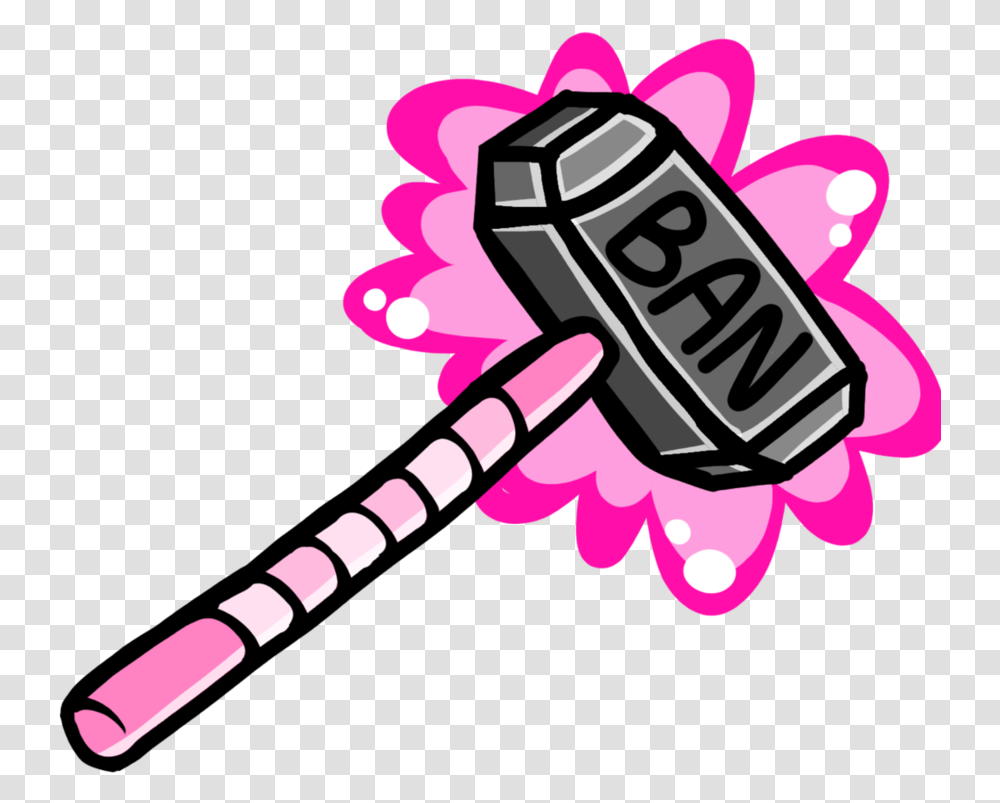 Banned Hammer Clipart Free Library Emoji Discord, Dynamite, Bomb, Weapon, Weaponry Transparent Png