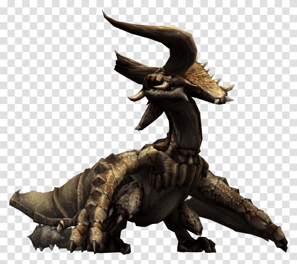 Bannedlagiacrus One Horned Diablos, Dragon, Dinosaur, Reptile, Animal Transparent Png