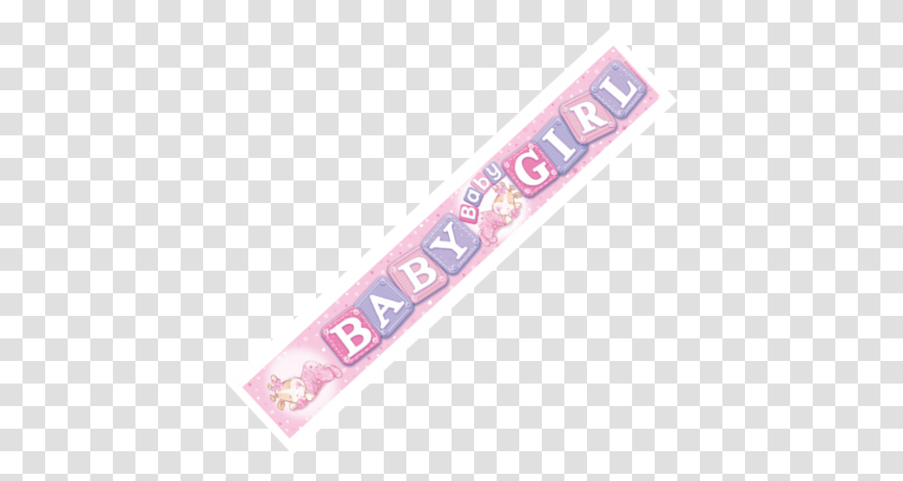 Banner Baby Girl 26m Label, Sash, Baseball Bat, Team Sport, Sports Transparent Png
