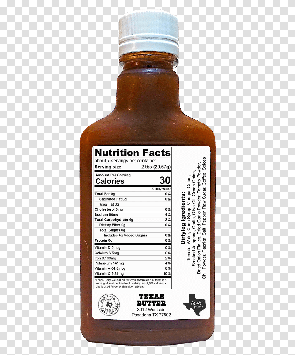 Banner Black And White Library Dirtyleg Texas Butter Nutrition Facts, Bottle, Menu, Plant Transparent Png