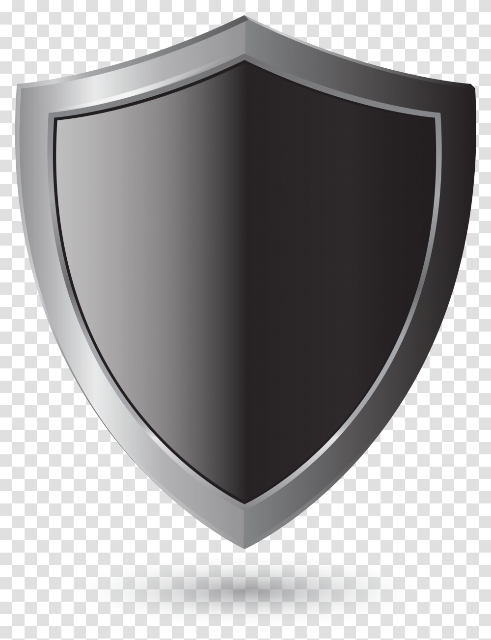 Banner Black And White Shield Black Free To Shield, Armor, Lamp Transparent Png