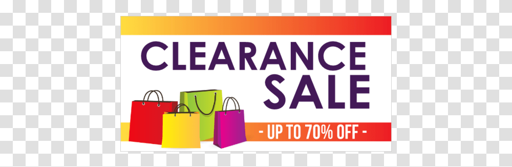 Banner Clearance Sale, Shopping Bag, Vehicle, Transportation Transparent Png