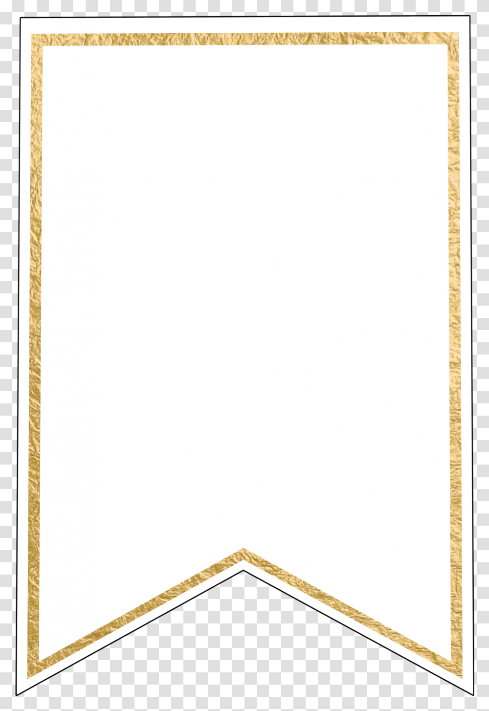 Banner Clipart Letter Banderines Dorados Para Imprimir, Rug, Mirror, White Board, Page Transparent Png