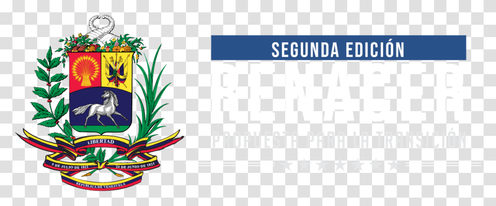 Banner De Renacer Coat Of Arms Of Venezuela, Tree, Plant, Bird, Animal Transparent Png