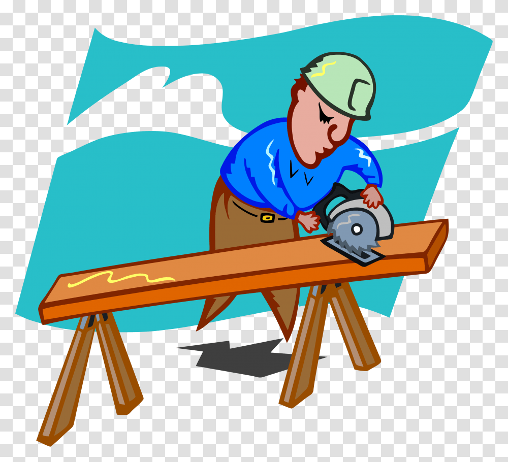 Banner Download Carpenter Clipart Construction Carpenter Clipart, Person, Human, Wood, Worker Transparent Png