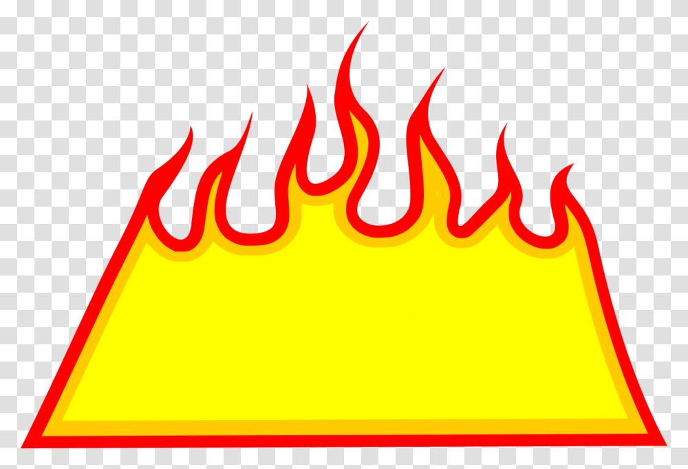 Banner Fire, Flame, Bonfire Transparent Png