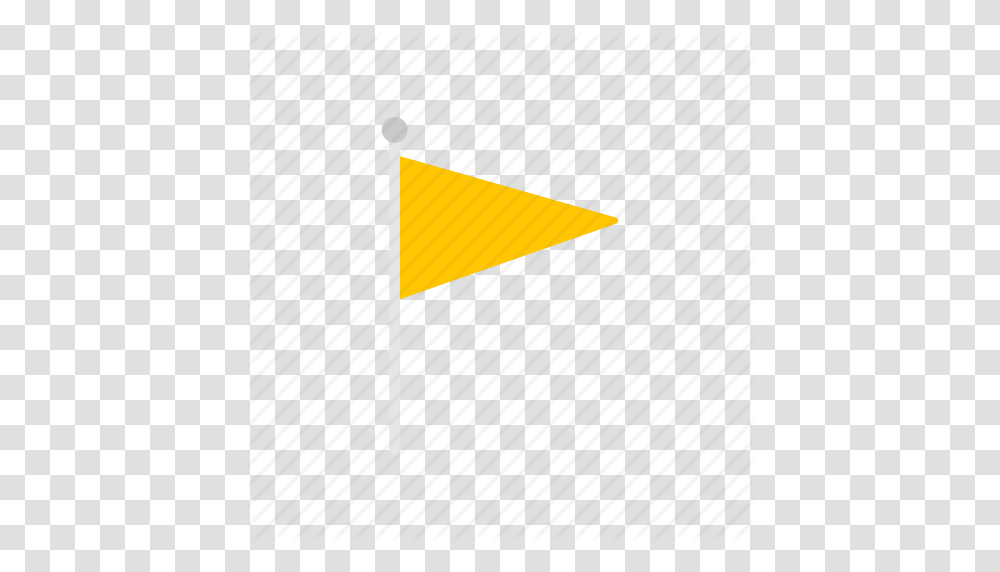 Banner Flag Notification Yellow Flag Icon, Lamp, Triangle Transparent Png