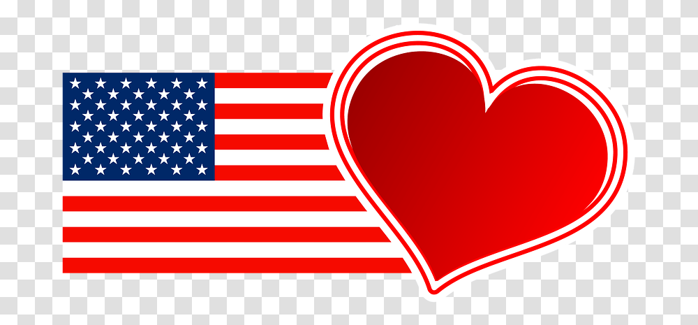 Banner Flag United States Plate Frame State Flag Back The Red And Blue Flag, Label, Heart Transparent Png