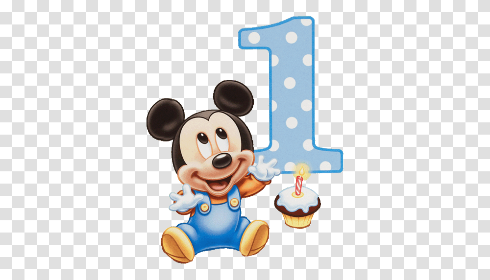 Banner Free Mickey Mouse 1st Birthday Invitations, Number, Symbol, Text, Toy Transparent Png