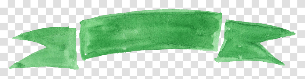 Banner Green Green Watercolor Banner, Rug Transparent Png
