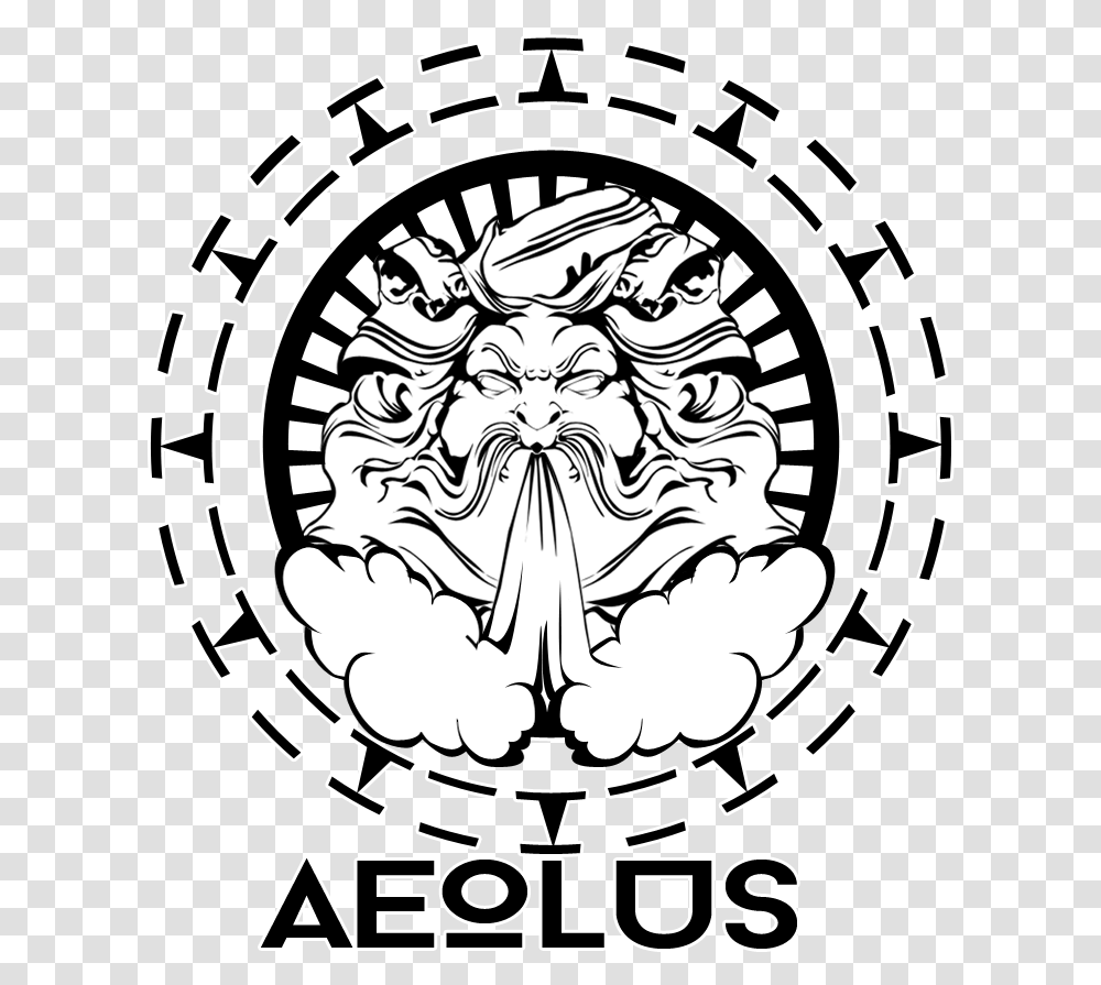 Banner Library Aeolus The Greek God Of Tattoo Greek Gods Logo, Emblem, Trademark, Poster Transparent Png