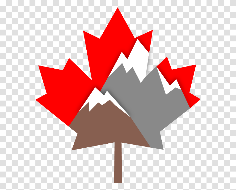 Banner Library Canadian Outdoors Cagreatoutdoors Vector Maple Leaf Canada, Plant, Tree, Cross Transparent Png