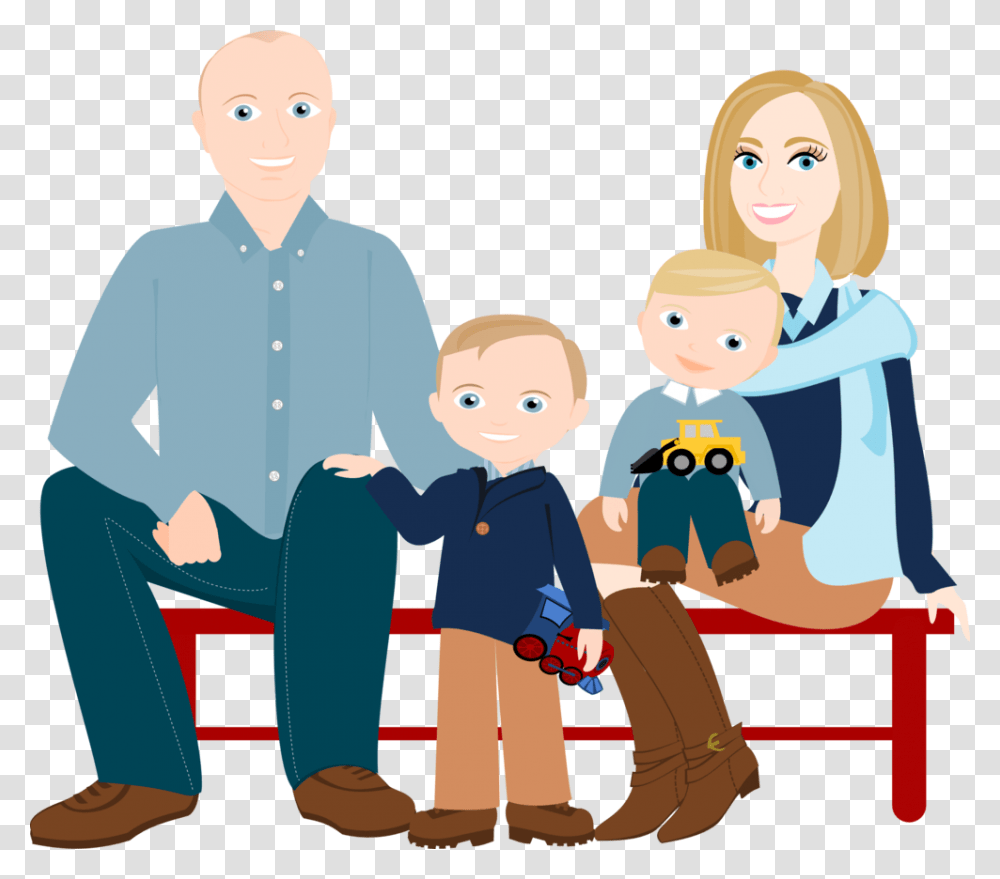 Banner Library Drawing At Getdrawings Com Family Cartoon File, People, Person, Human Transparent Png