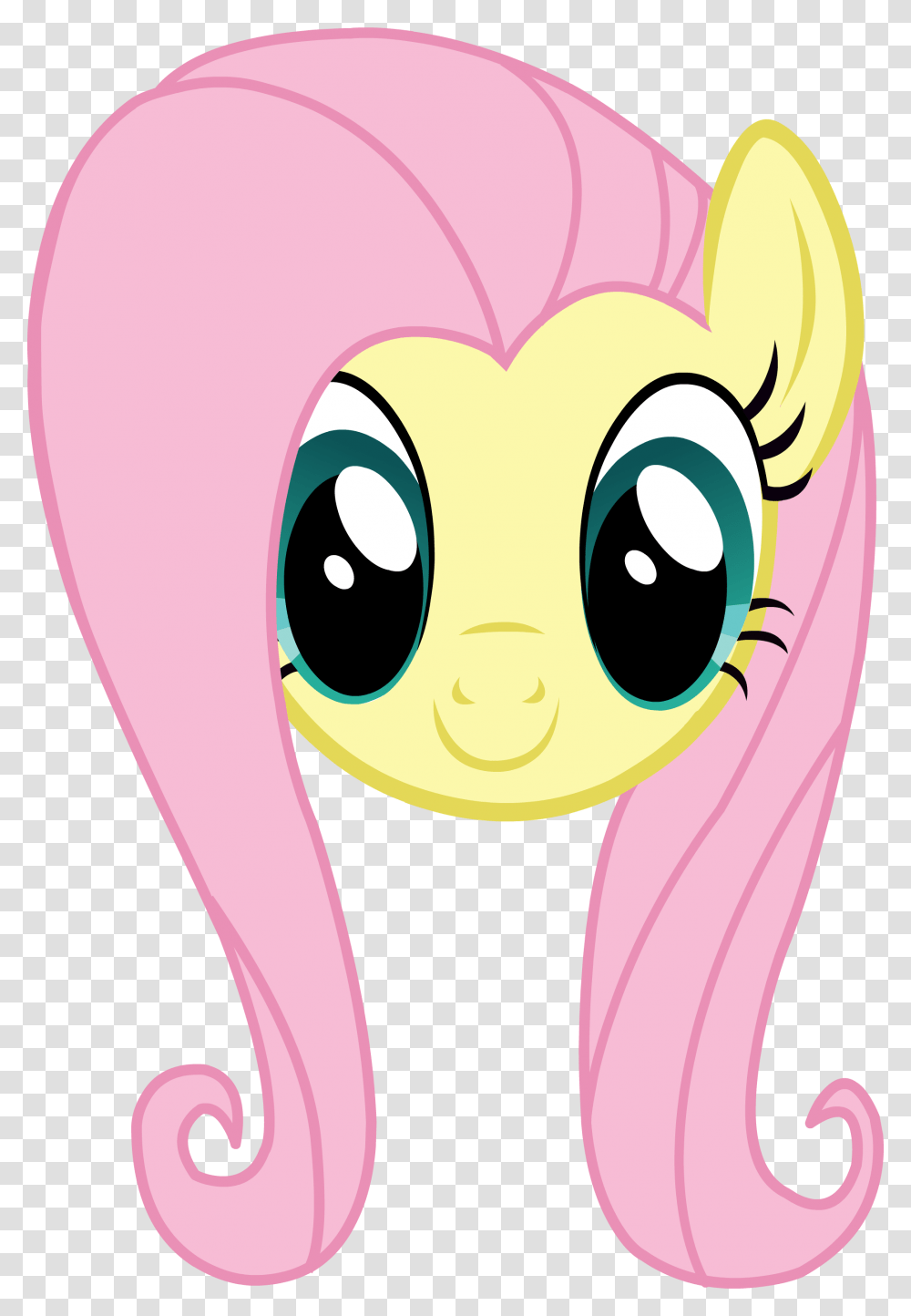 Banner Library Library Mlp Fluttershy Headshot Normal My Little Pony Fluttershy Head, Face, Animal Transparent Png