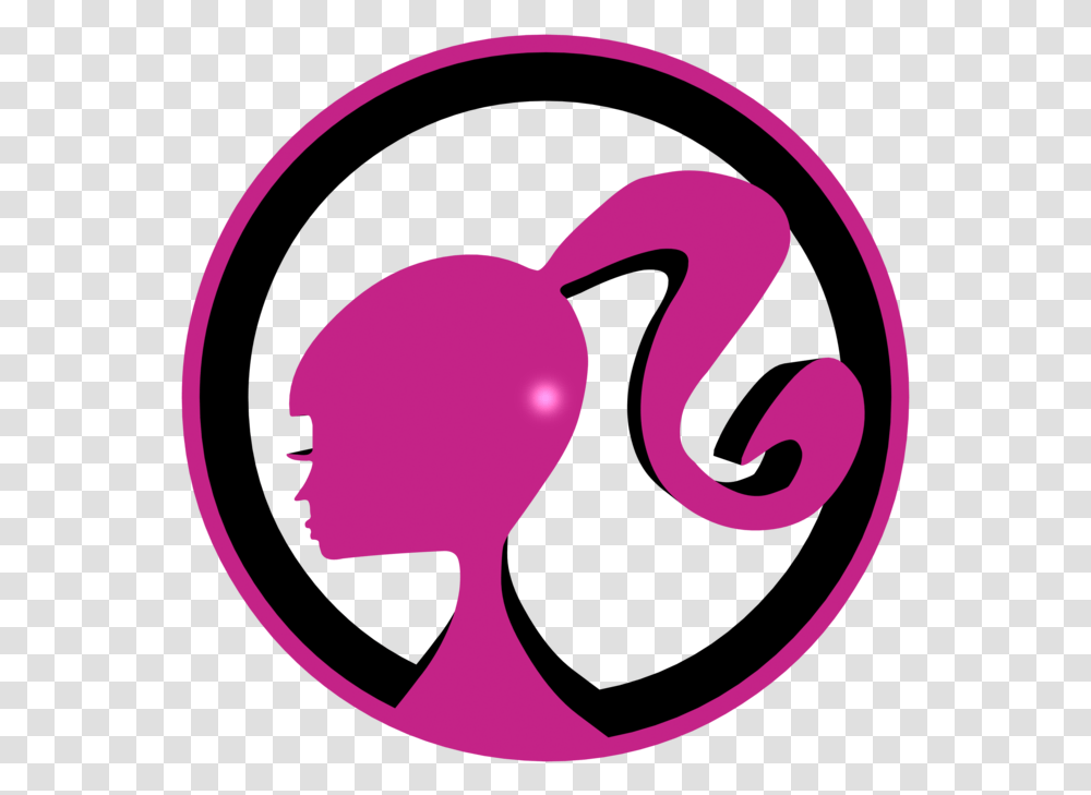 Banner Logo Collecting Doll Barbie Head Logo, Label, Plant Transparent Png
